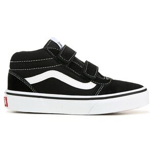 Vans Black and White Velcro Sneakers